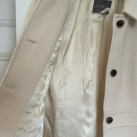 J. Crew Cream Women's Coat - Picture 4 of 6